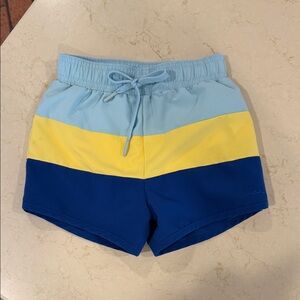 Minnow Swim - Boys Sail Blue Colorblock Boardie Swim Trunks - Wize: 5/6Y